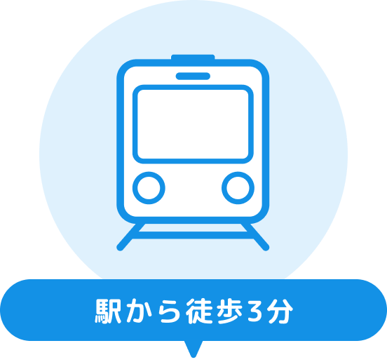 駅から徒歩３分